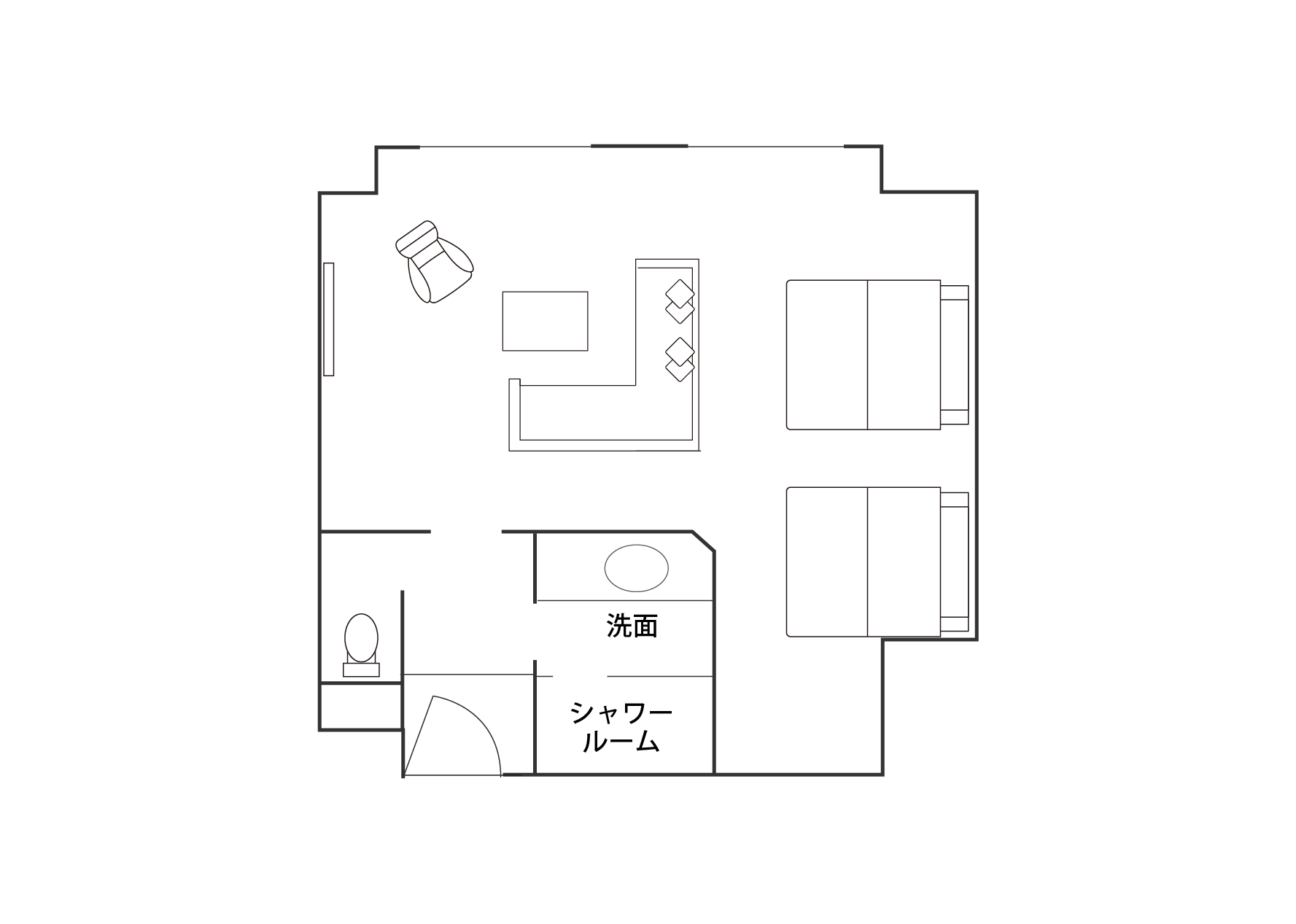 Forest Deluxe Room